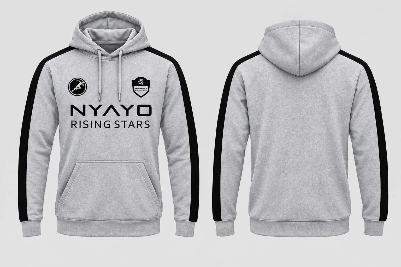 Grey Nyayo Rising Stars Hoodie